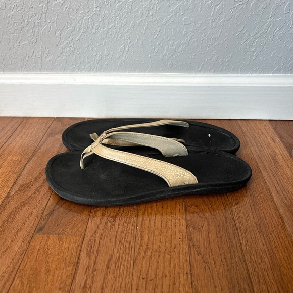 Olukai Ohana Thong Sandals Flip Flops Women’s Size 10 Tan - Picture 2 of 10